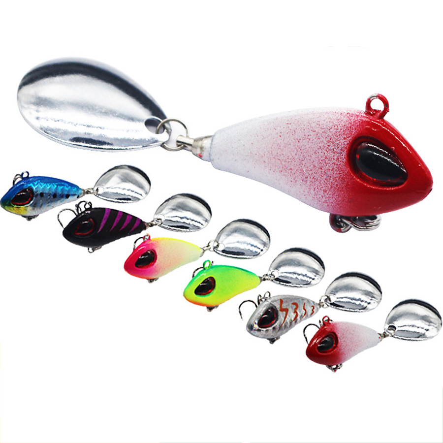Metal Vib Fishing Micro Spinne - Fishing Lure Blade Bait 评论和价格