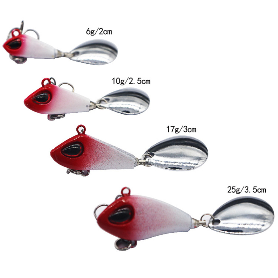 Metal Vib Fishing Micro Spinne - Fishing Lure Blade Bait 评论和价格