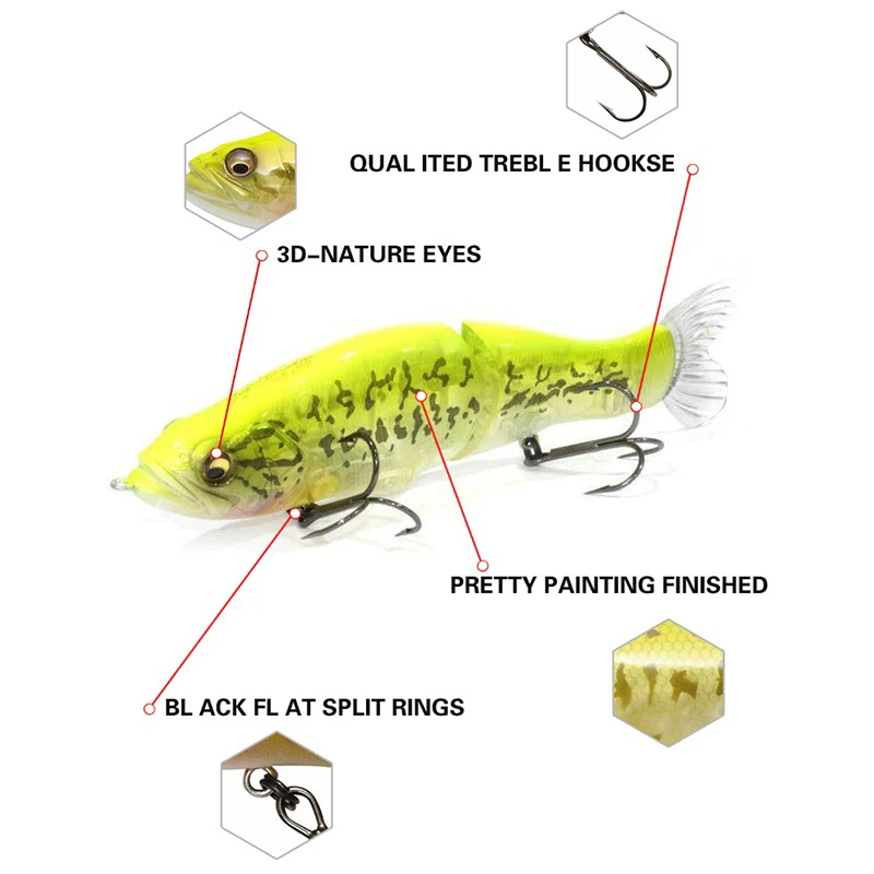 Swimbait Fishing Lure 135mm 31 - Fishing Lure Jerkbait 评论和价格