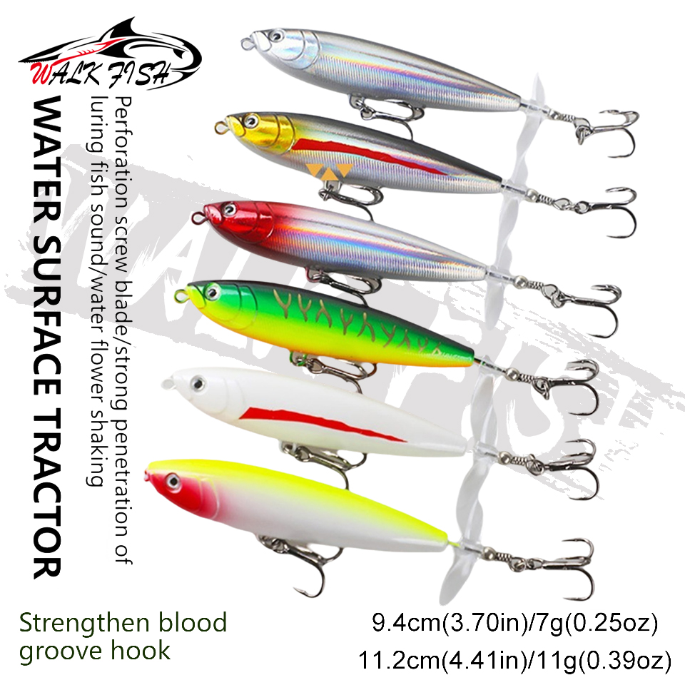 WALK FISH 7g/11g Pencil Bait S - Fishing Lure Buzzbait 评论和价格
