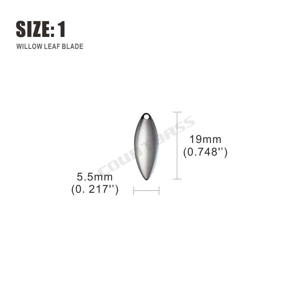 Countbass 50pcs Nickel Steel W - Fishing Lure Spinnerbait 评论和价格