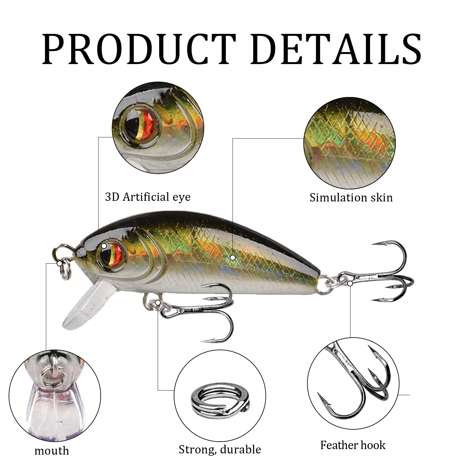 1pc Japan Hot Model Minnow Fis - Fishing Lure Jerkbait 评论和价格